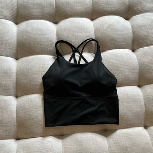 Electric yoga cropped tank top